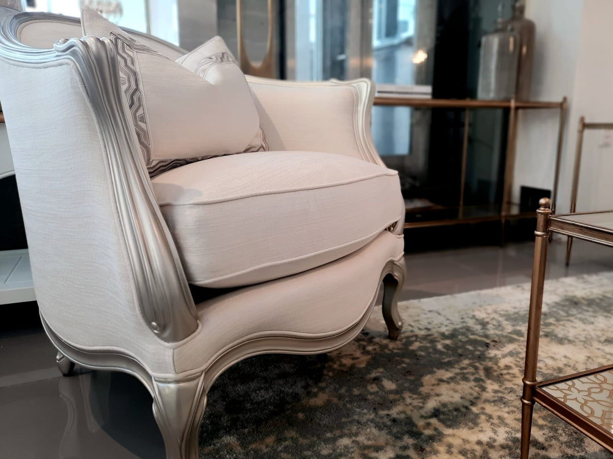 Intl-Caracole Classic - Le Chaise (Green Gold) Chairs| Caracole