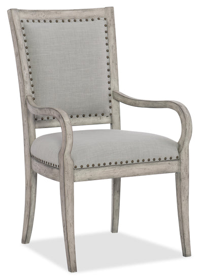 Vitton Upholstered Arm Chair - Al Rugaib Furniture (4688707616864)