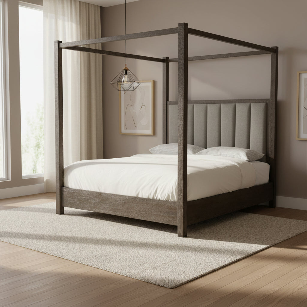 Jackson King Poster Bed w-Tall Posts - Canopy Beds| Hooker