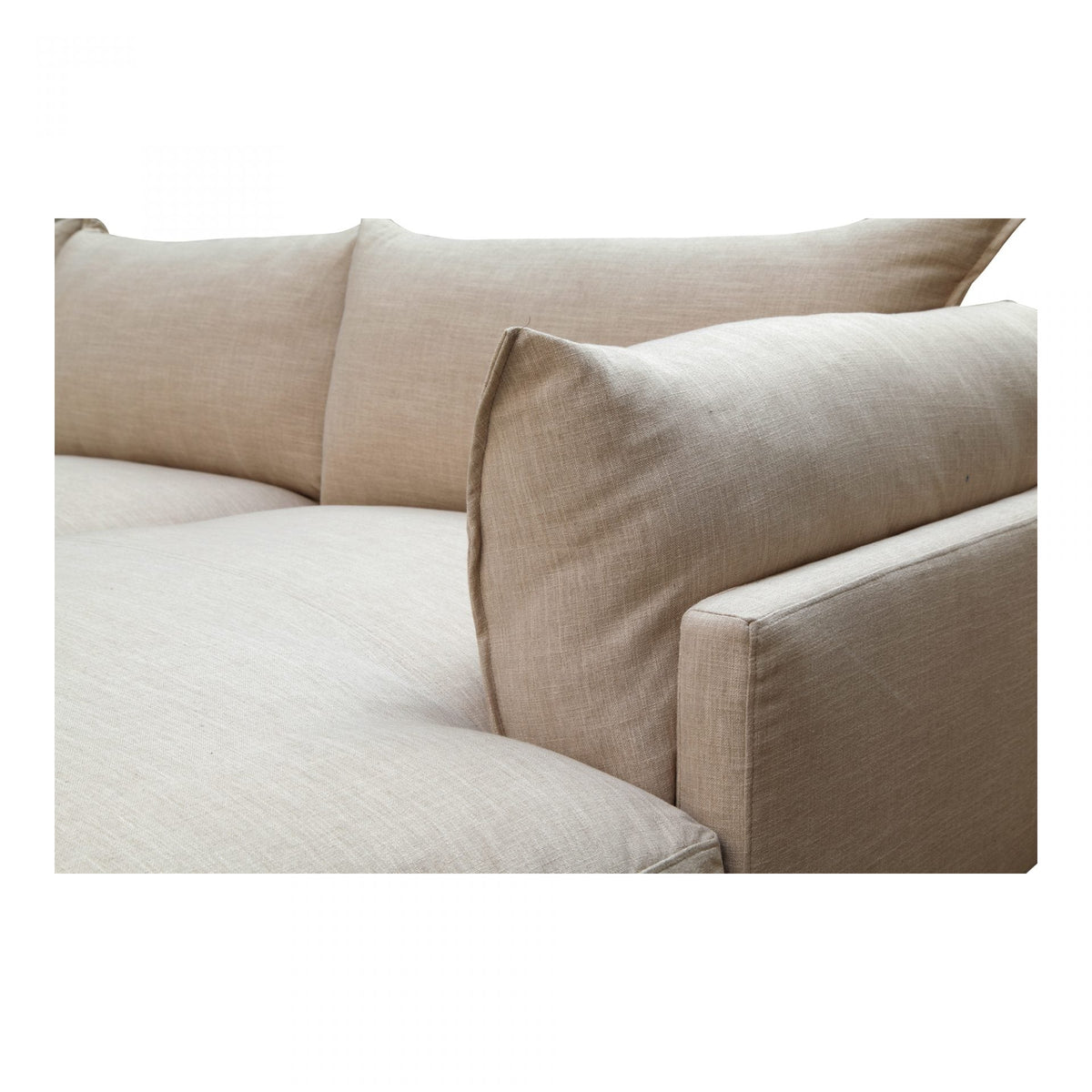 Jamara Sectional Left Sandy Beige Sectionals| Moe's Home