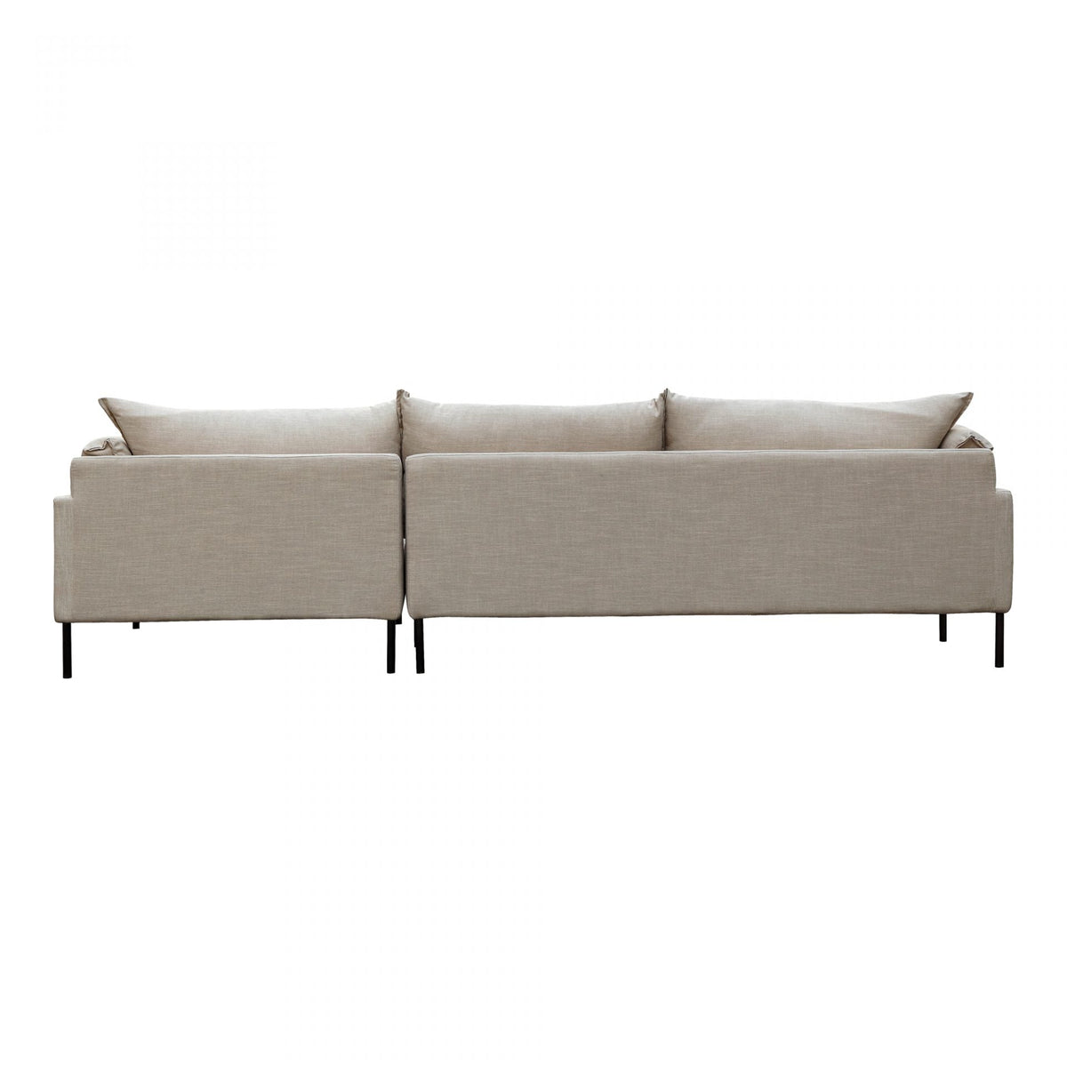 Jamara Sectional Left Sandy Beige Sectionals| Moe's Home