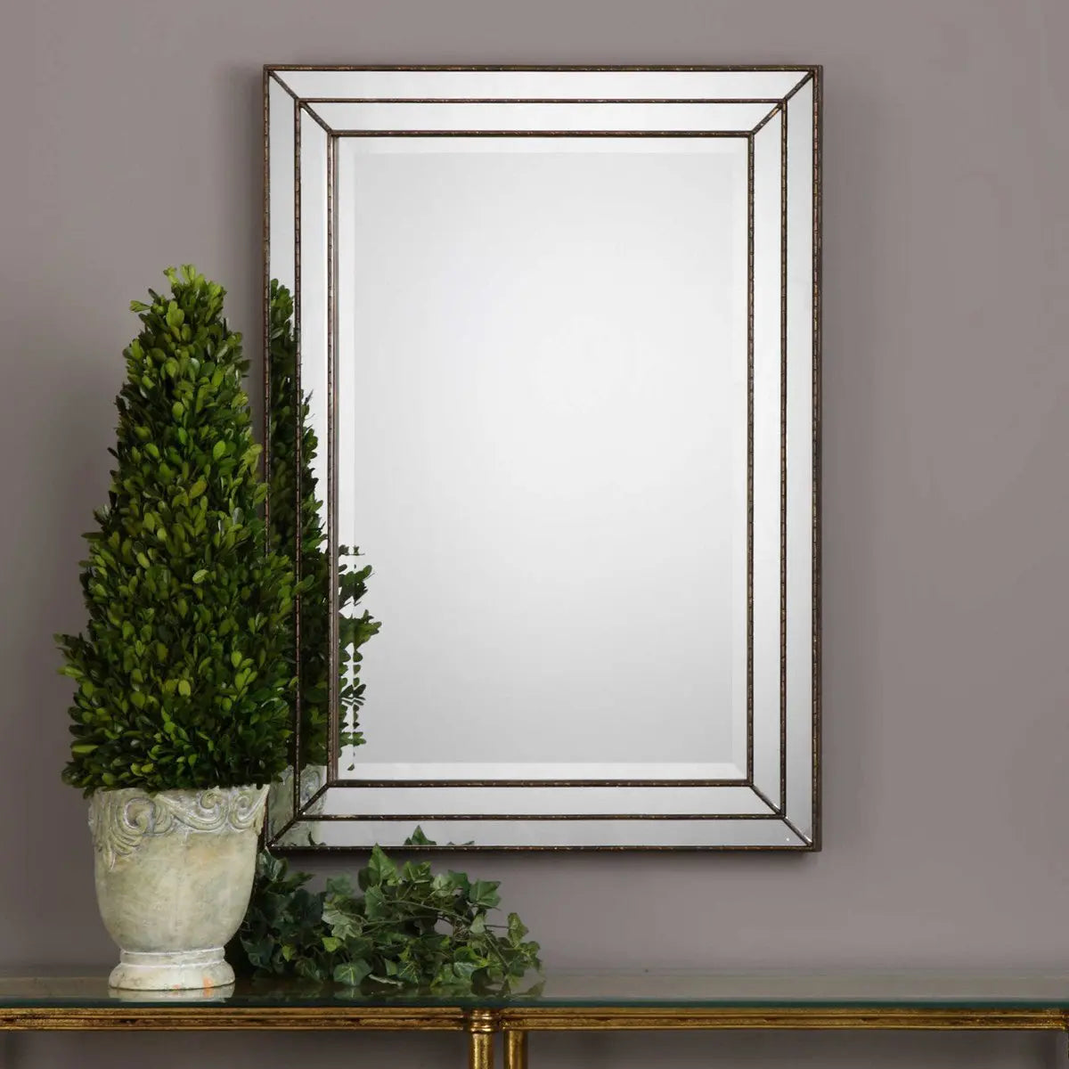 Janus Bronze Mirror Mirrors| Uttermost