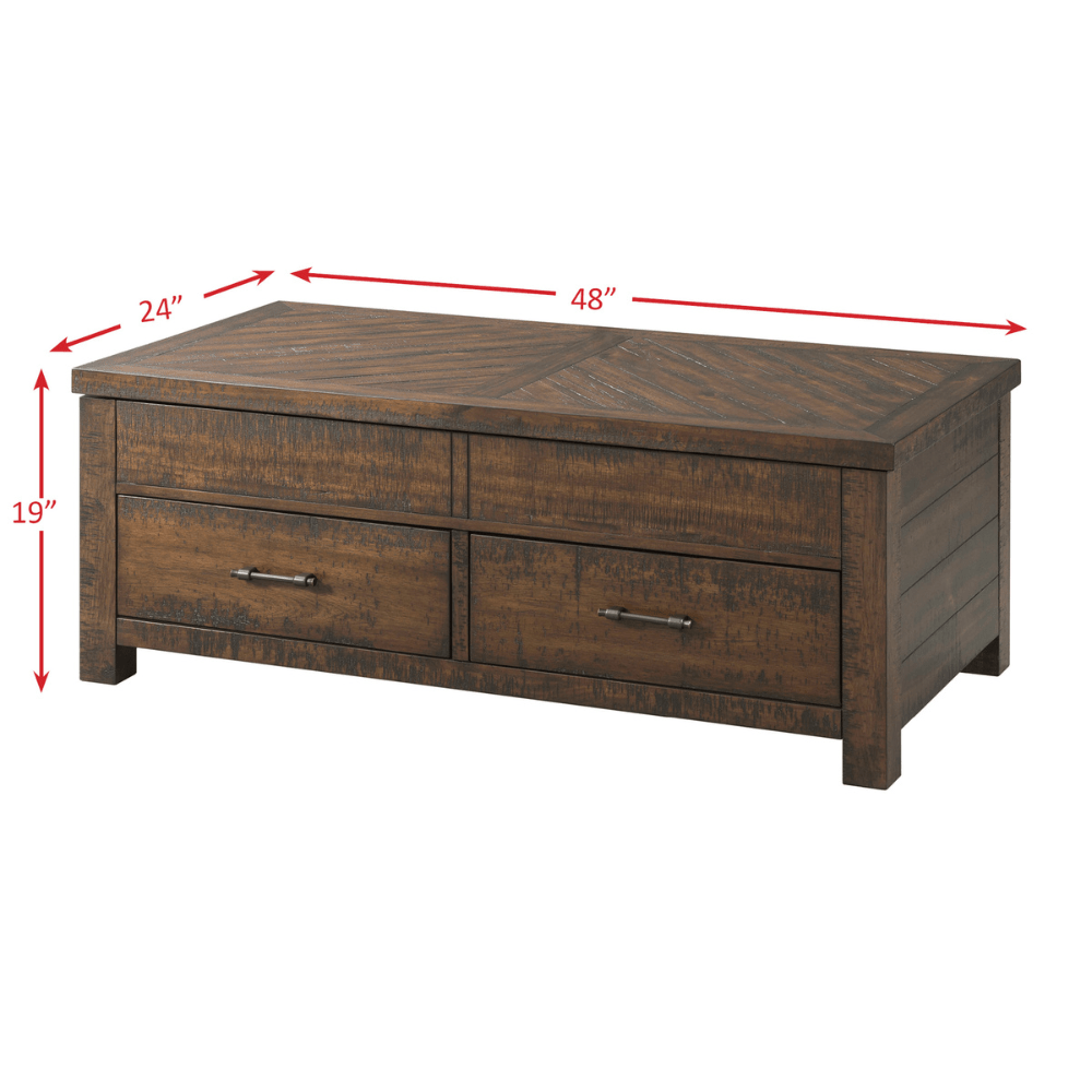 Jax Coffee Table W/Lift Top Coffee Tables| Roots Furniture