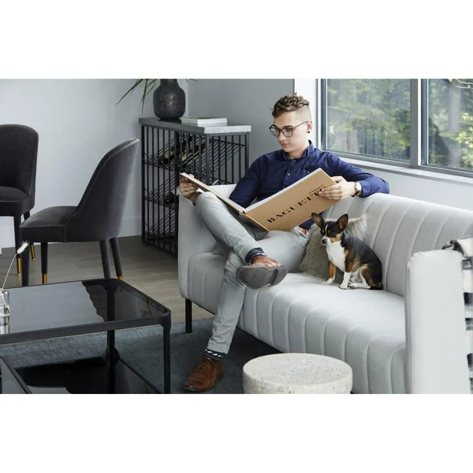 Jaxon Sofa Light Grey Sofas & Loveseats| Moe's Home