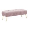 Jessica Mauve Velvet Bench Benches| TOV