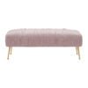 Jessica Mauve Velvet Bench Benches| TOV