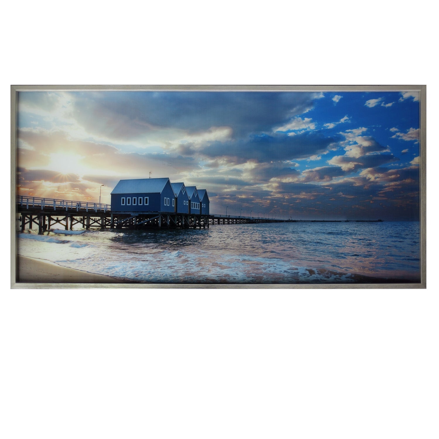Jinan Glass Sunset Wall Painting Paintings & Pictures| Crestview