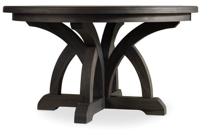 Round Dining Table w/1-18in Leaf - Al Rugaib Furniture (4688700276832)