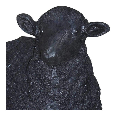 Dolly Sheep Statue Black - Al Rugaib Furniture (4583257440352)