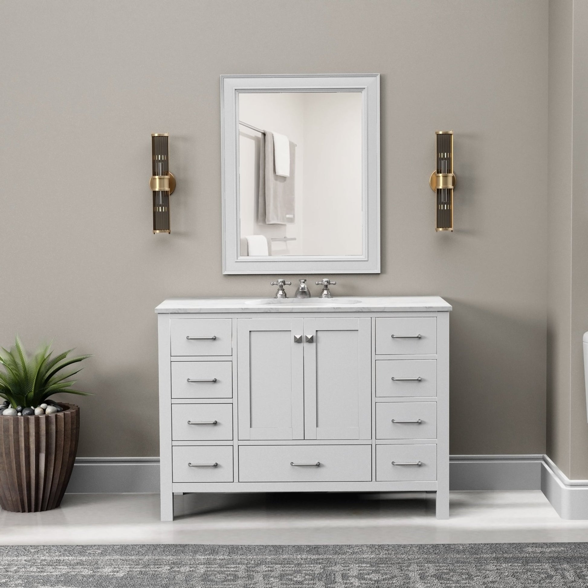 K 48" Vanity Vanity| Roots Furniture