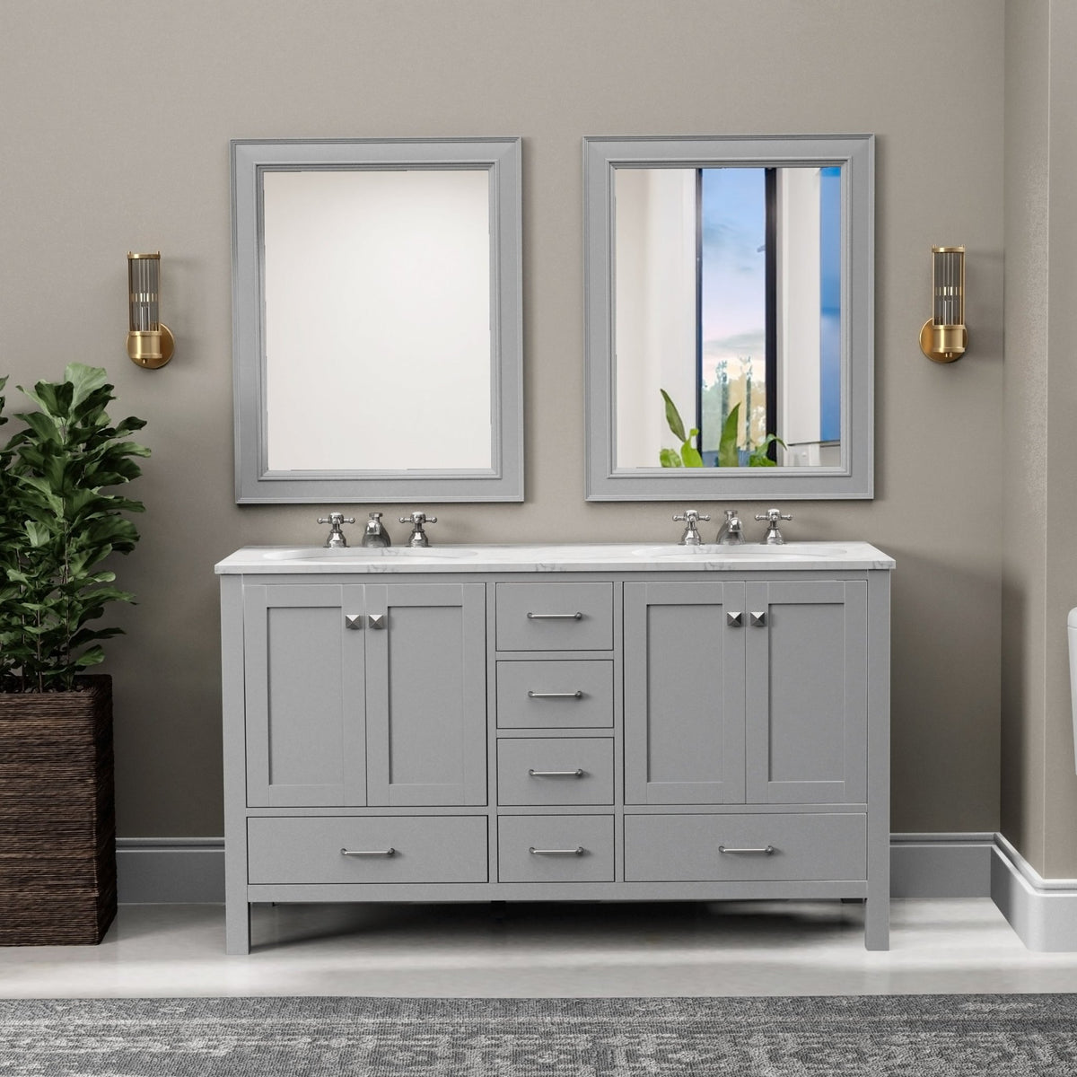 K 60" Vanity Vanity| Roots Furniture