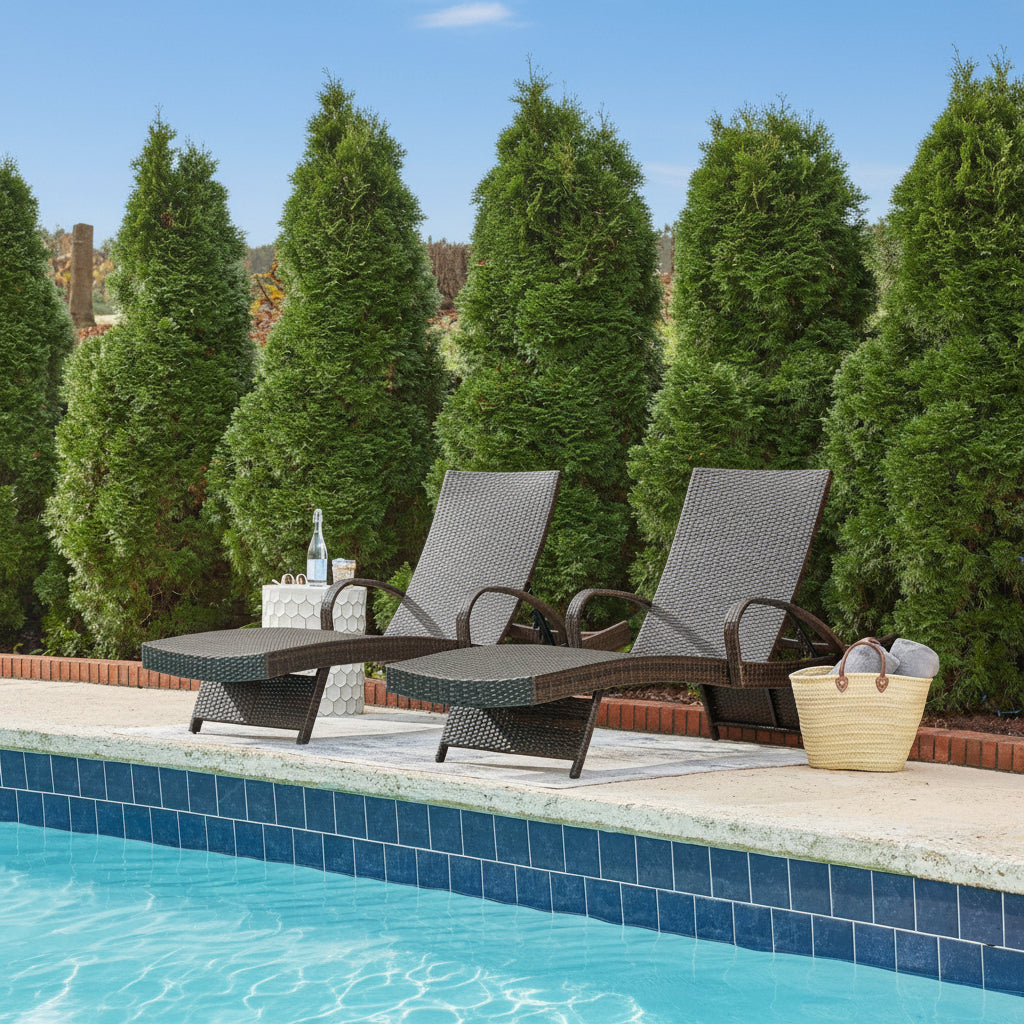 Kantana Chaise Lounge (set of 2) Outdoor Chairs| Ashley Homestore