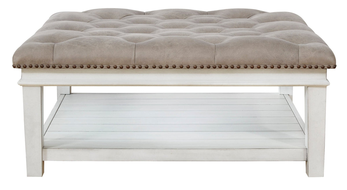 Kanwyn Upholstered Ottoman Coffee Table Coffee Tables| Ashley Homestore