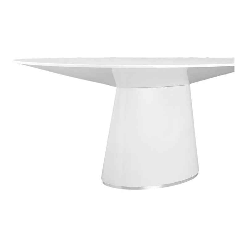 Otago Oval Dining Table White - Al Rugaib Furniture (4583156711520)