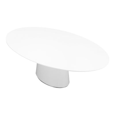 Otago Oval Dining Table White - Al Rugaib Furniture (4583156711520)