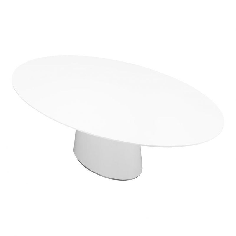 Otago Oval Dining Table White - Al Rugaib Furniture (4583156711520)
