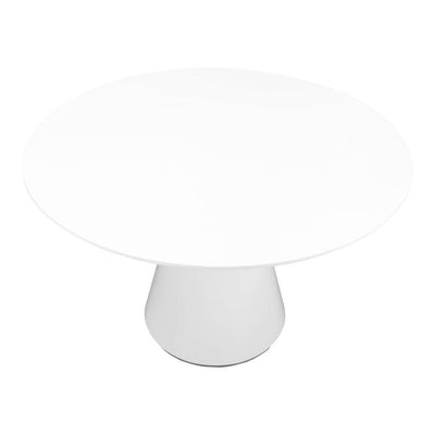 Otago Dining Table Round White - Al Rugaib Furniture (4583155335264)