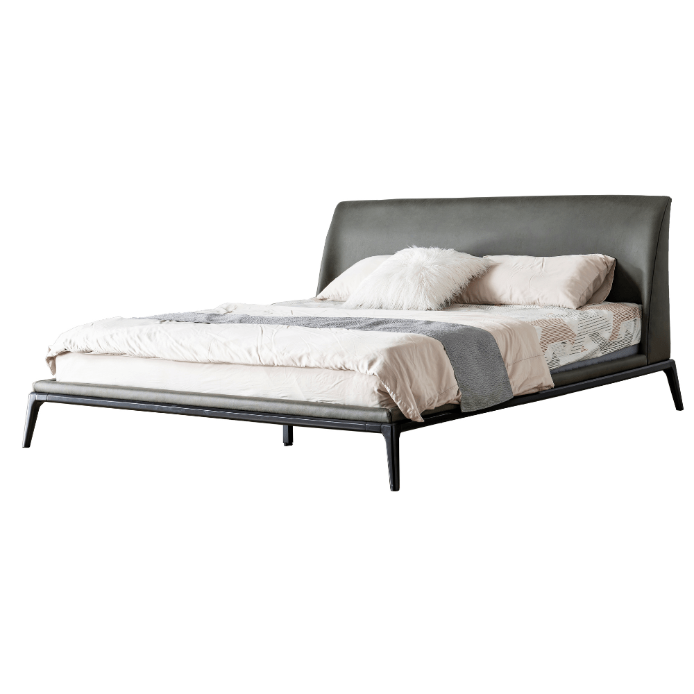KD Grey Bed Beds| Roots Furniture