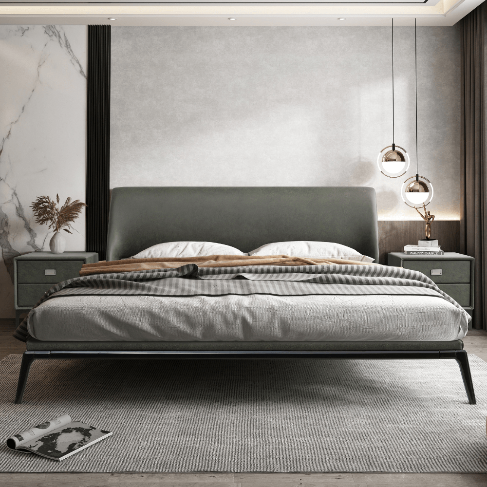 KD Grey Bed Beds| Roots Furniture