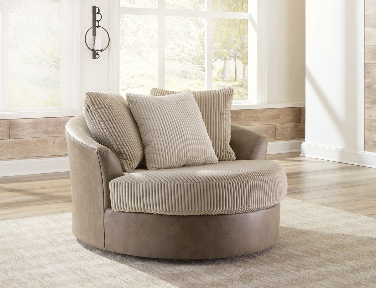 Keskin Oversized Swivel Accent Chair Chaises| Ashley Homestore
