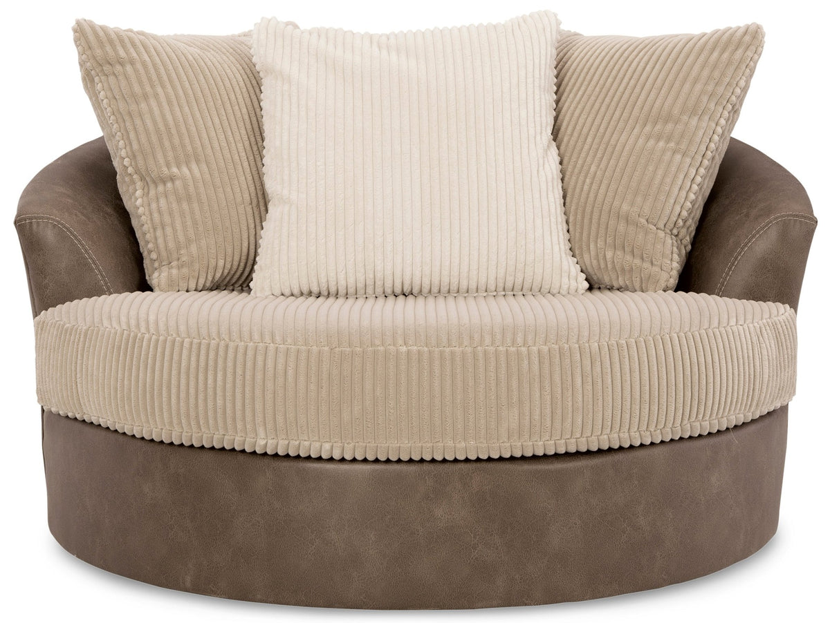 Keskin Oversized Swivel Accent Chair Chaises| Ashley Homestore