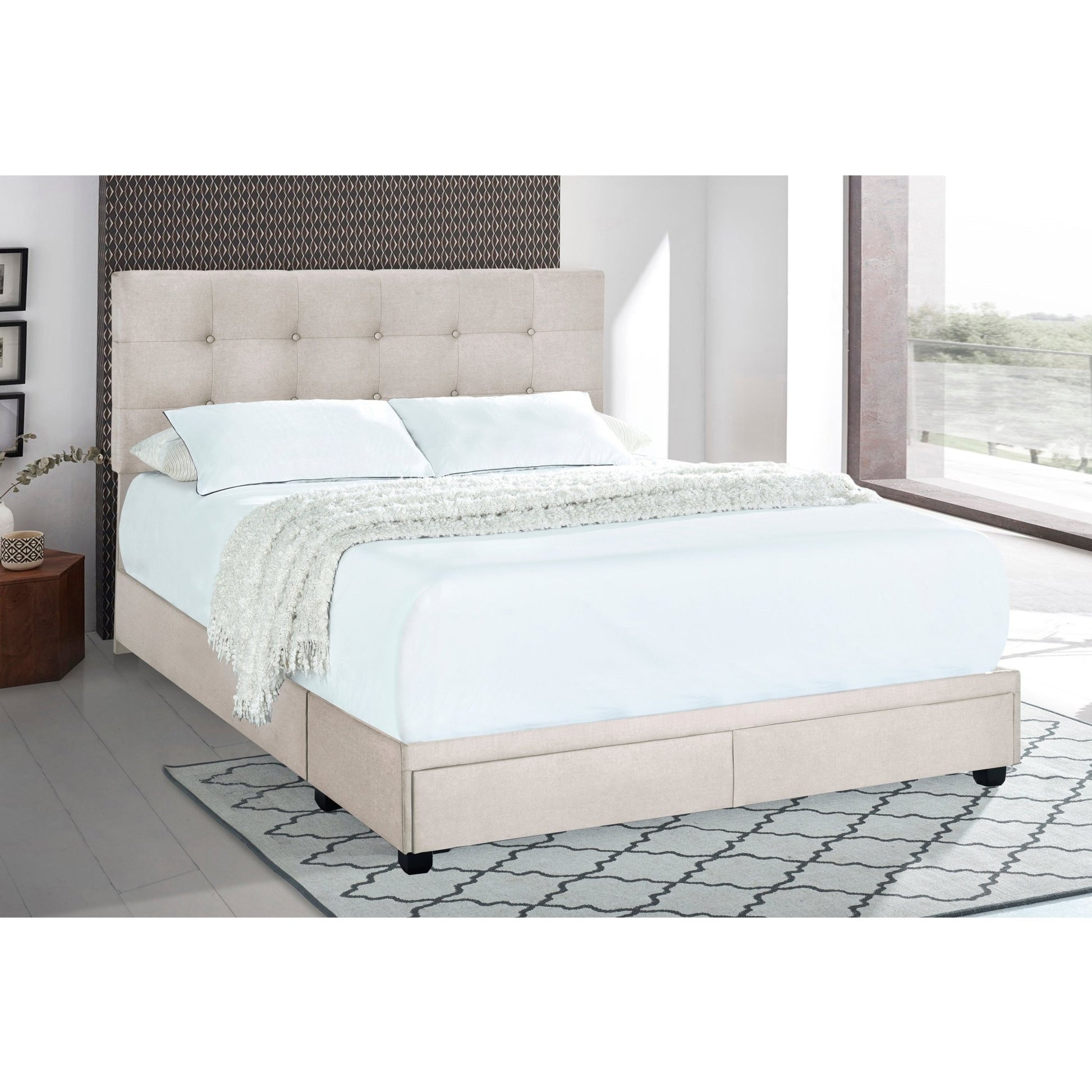 King Storage Bed - Fog Beds| Hooker