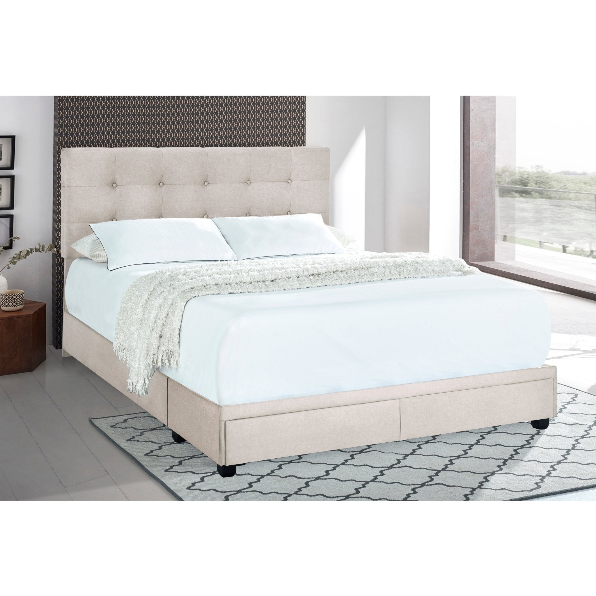 King Storage Bed - Fog Beds| Hooker