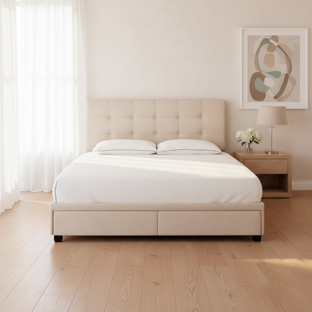 King Storage Bed - Fog Beds| Hooker