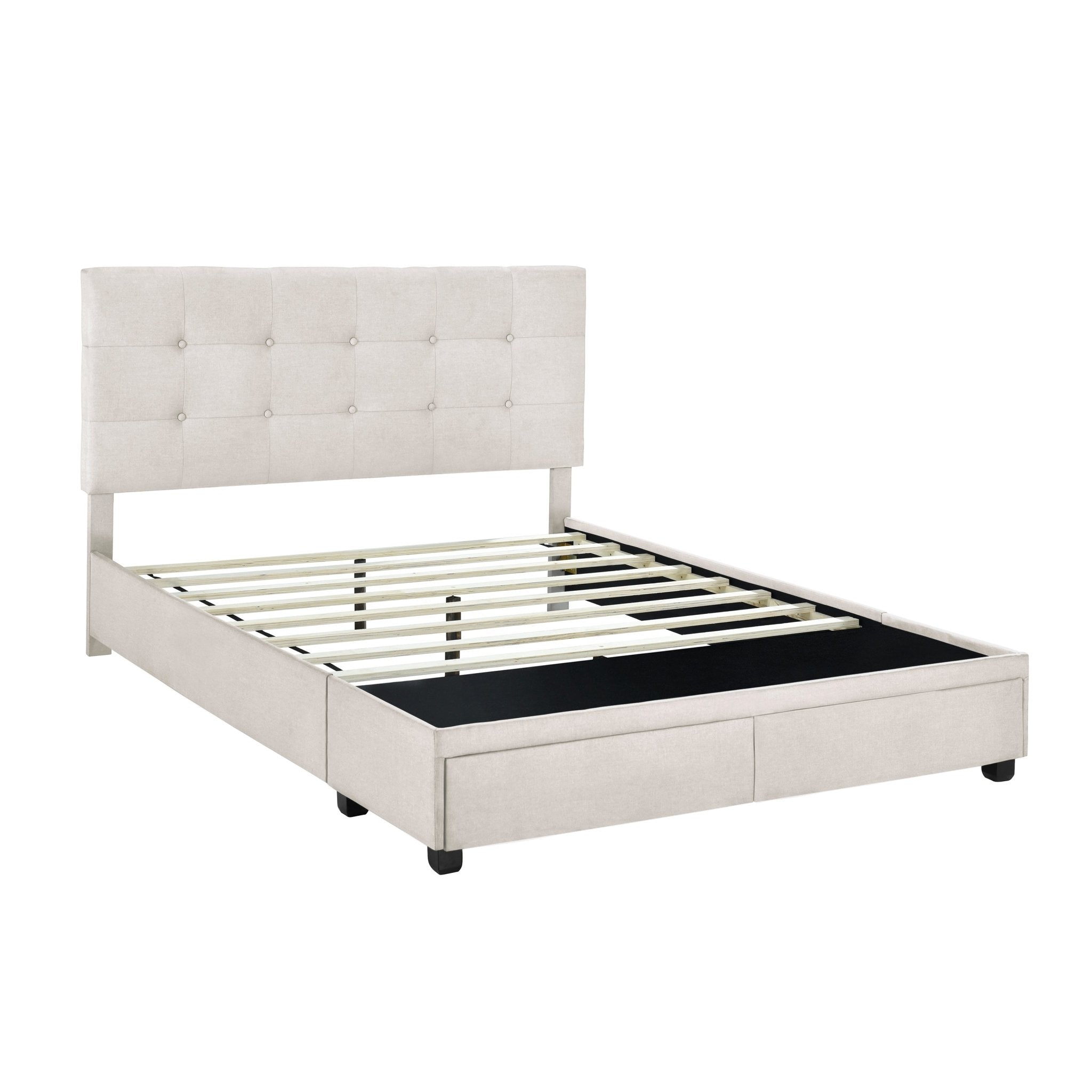 King Storage Bed - Fog Beds| Hooker