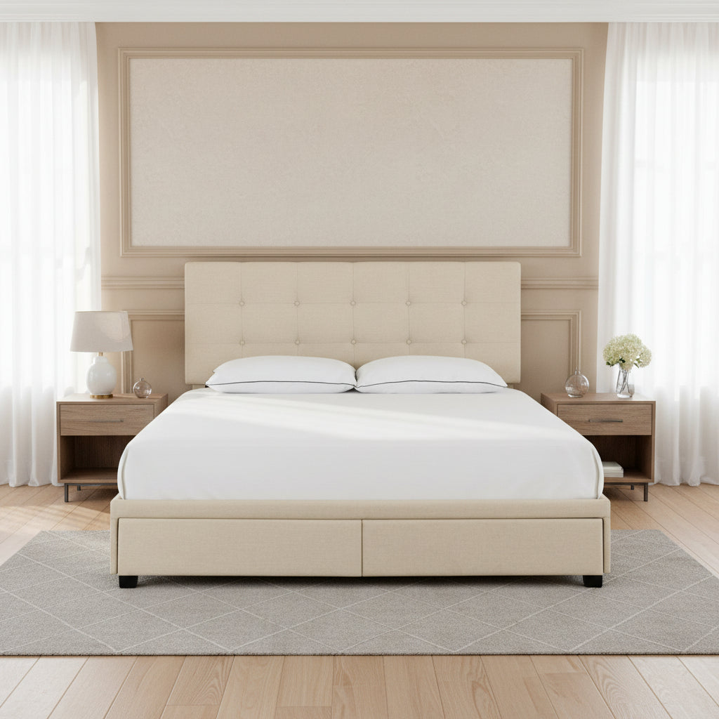 King Storage Bed - Linen Beds| Hooker