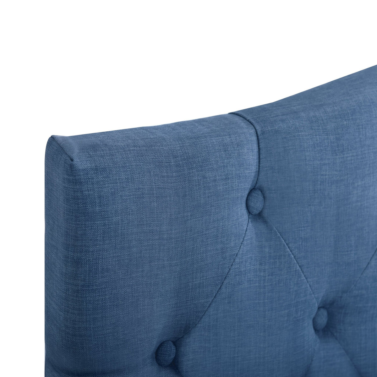 King Tufted Storage Bed - Denim Beds| Hooker