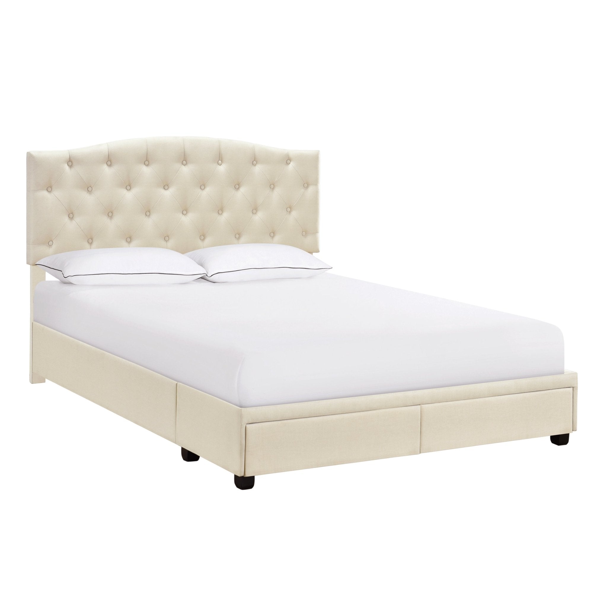 King Tufted Storage Bed - Linen Beds| Hooker