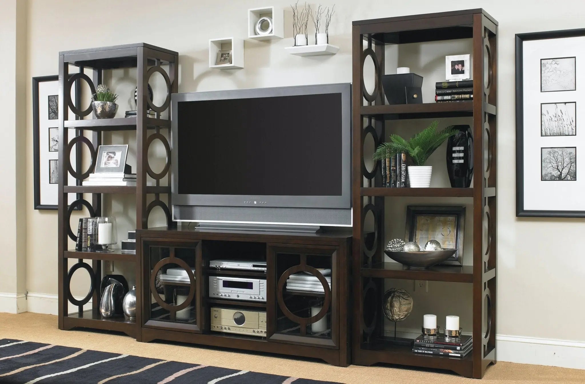 Kinsey 60'' Entertainment Console Consoles & Sideboards| Hooker
