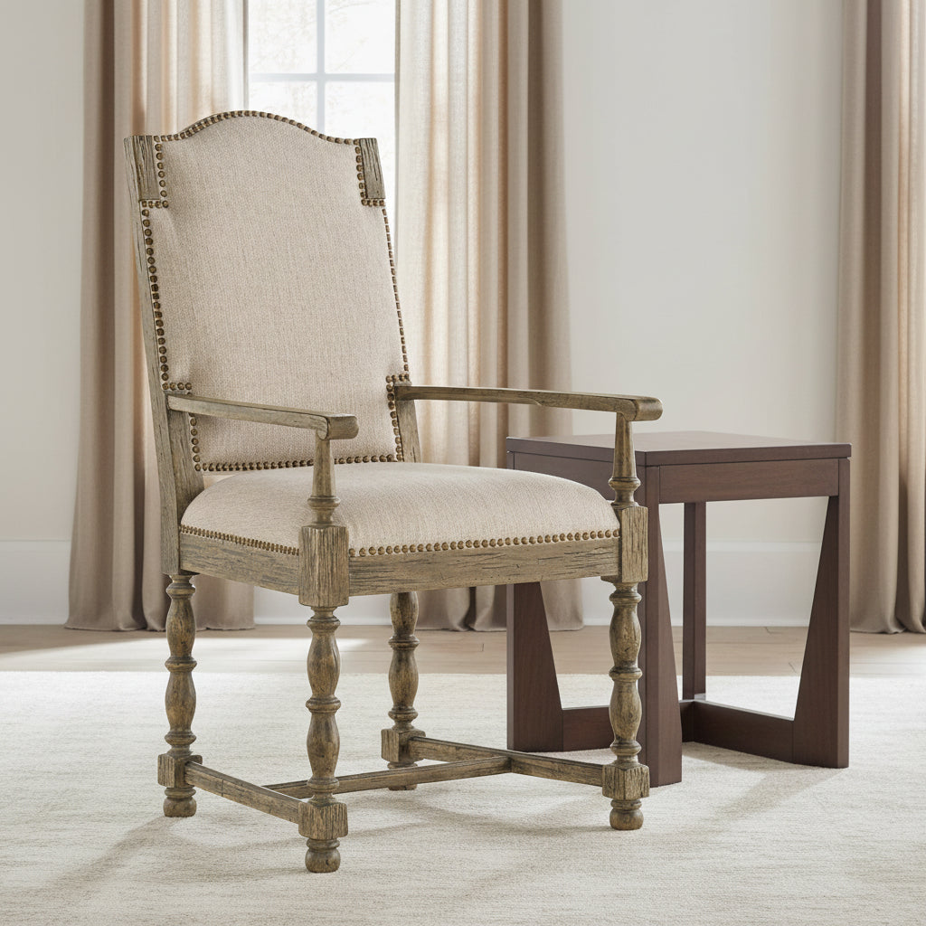 La Grange Kruschel Square Back Arm Chair - 2 per carton/price ea Chairs| Hooker