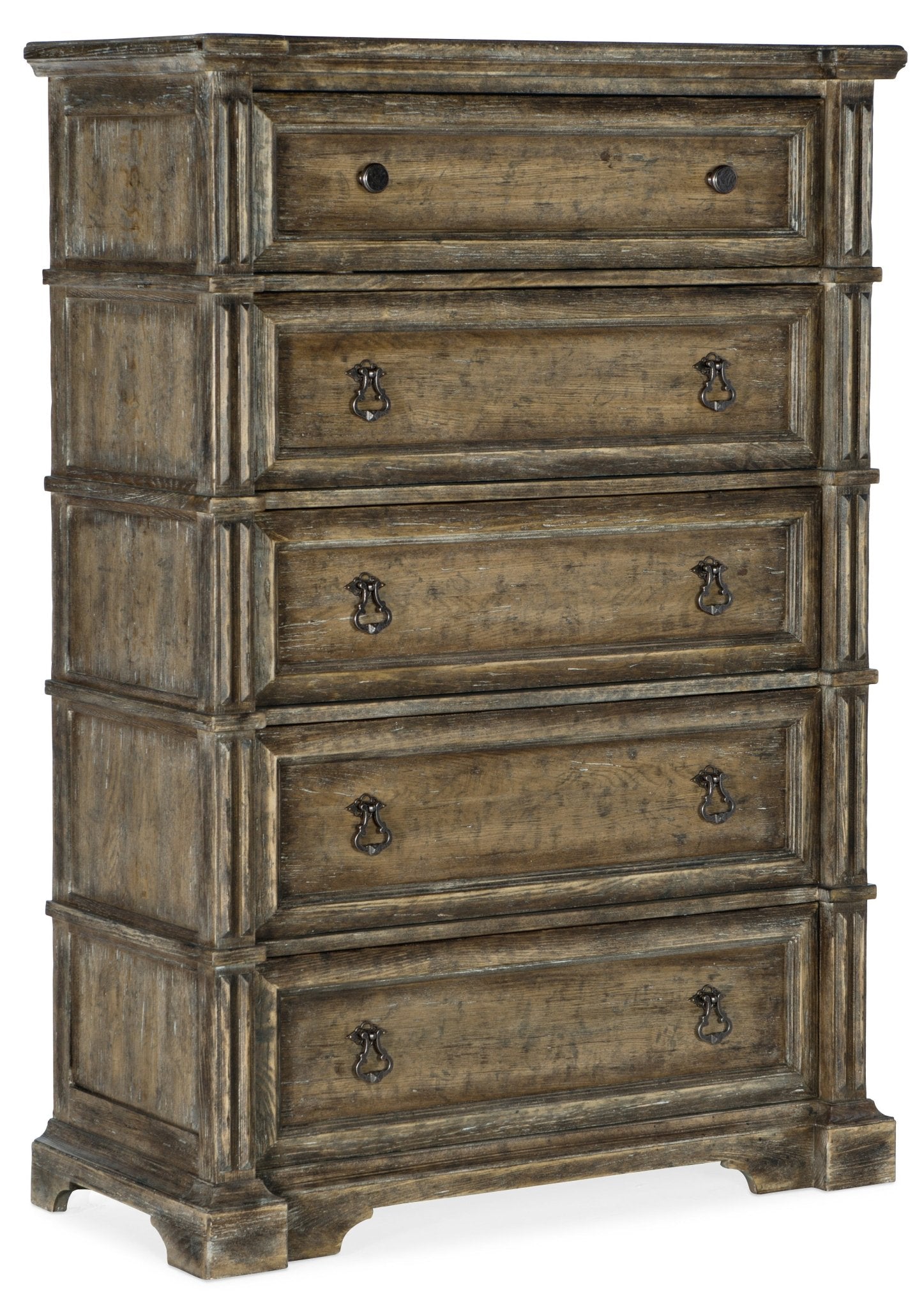 La Grange Ross Prairie Five Drawer Chest Cabinets & Chests| Hooker