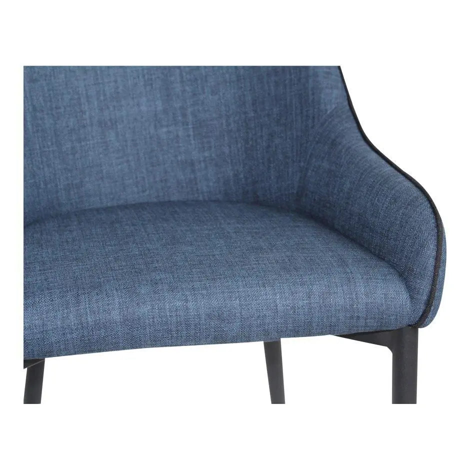 Lapis Dining Chair Dark Blue-M2 Dining Chairs| Moe's Home