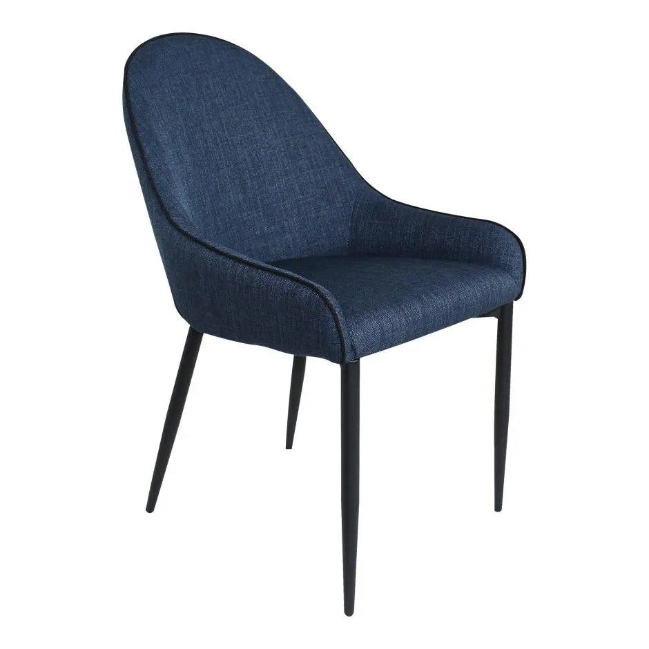 Lapis Dining Chair Dark Blue-M2 Dining Chairs| Moe's Home
