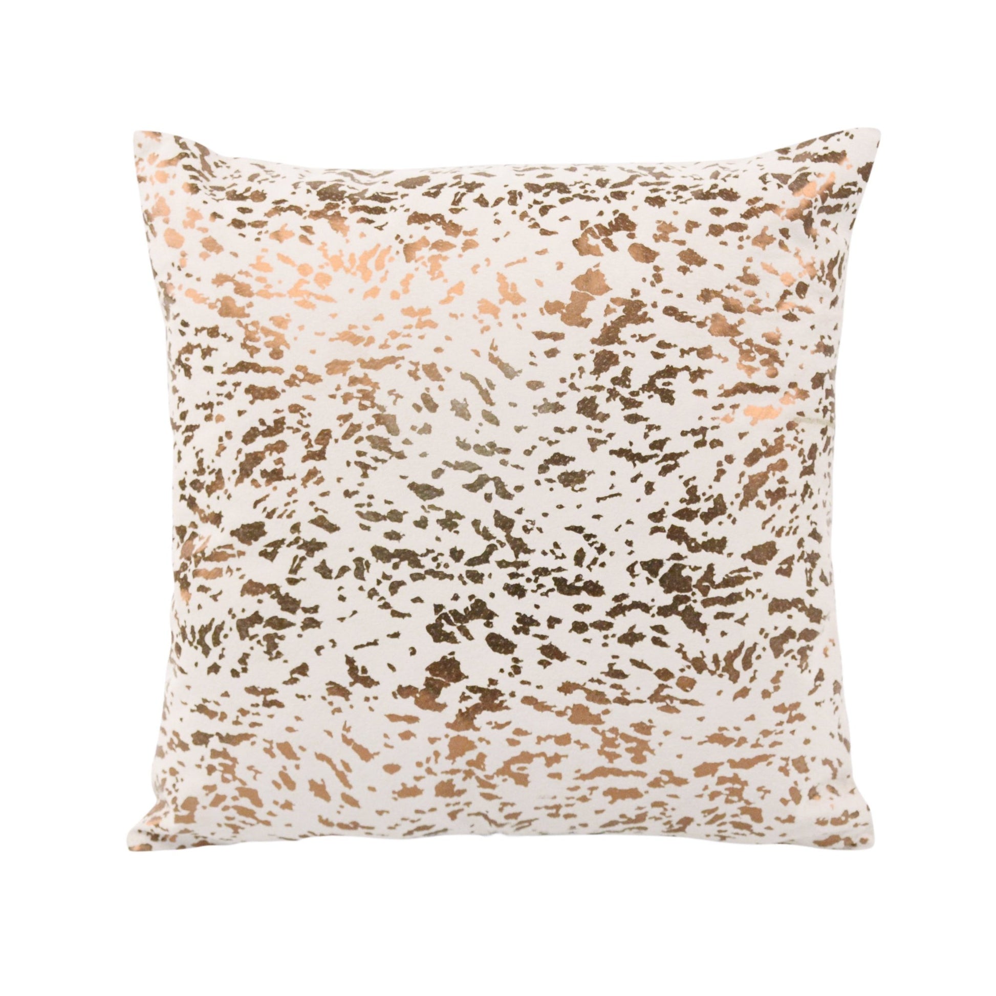 Leather Speckled Gold Pillow Pillows| TOV
