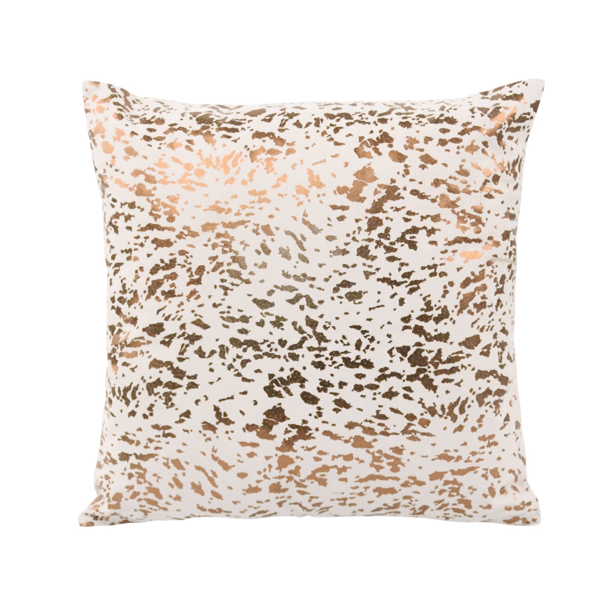 Leather Speckled Gold Pillow Pillows| TOV