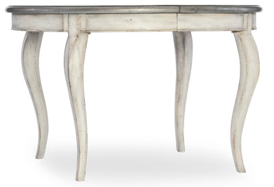 48in Round Leg Table w/1-20in leaf - Al Rugaib Furniture (4688742088800)