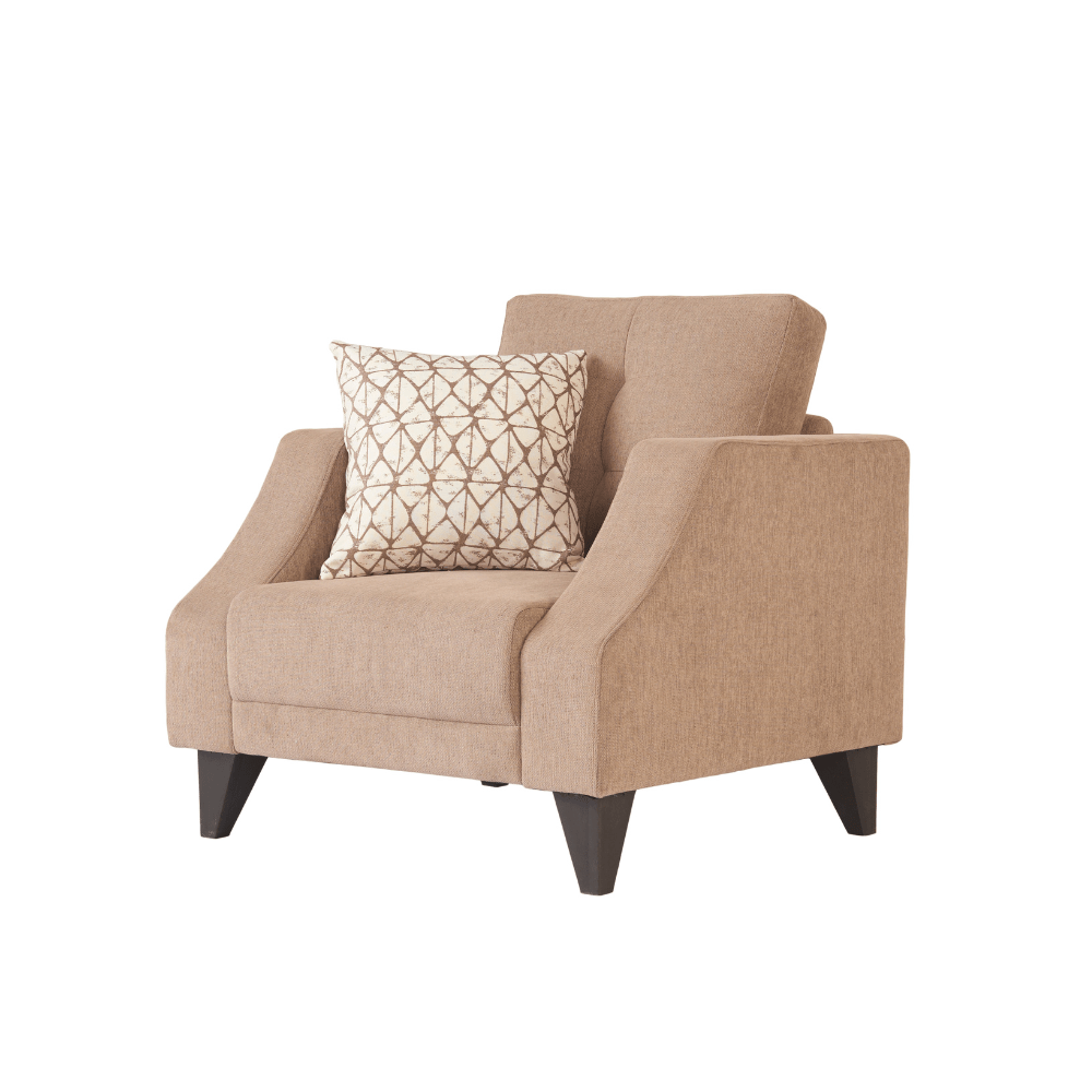 Liverpool Lavish Beige Chair Chairs| Roots Furniture
