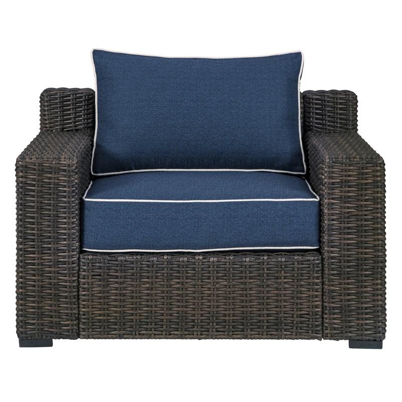 LOUNGE CHAIR W/CUSHION (1/CN) Outdoor Chairs| Ashley Homestore