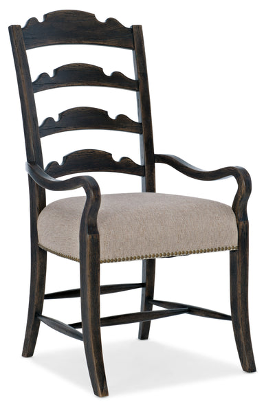 Twin Sisters Ladderback Arm Chair - 2 per carton/price ea - Al Rugaib Furniture (4688730325088)
