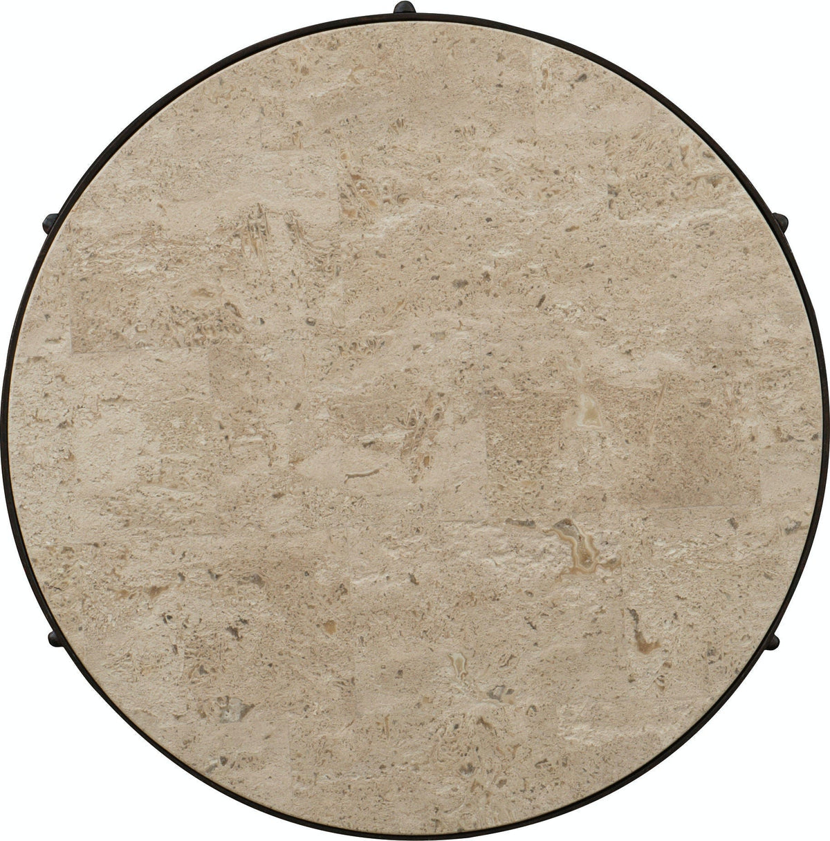 Luckenbach Metal and Stone End Table Accent & End Tables| Hooker