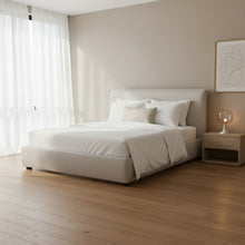 Luzon King Bed Light Grey