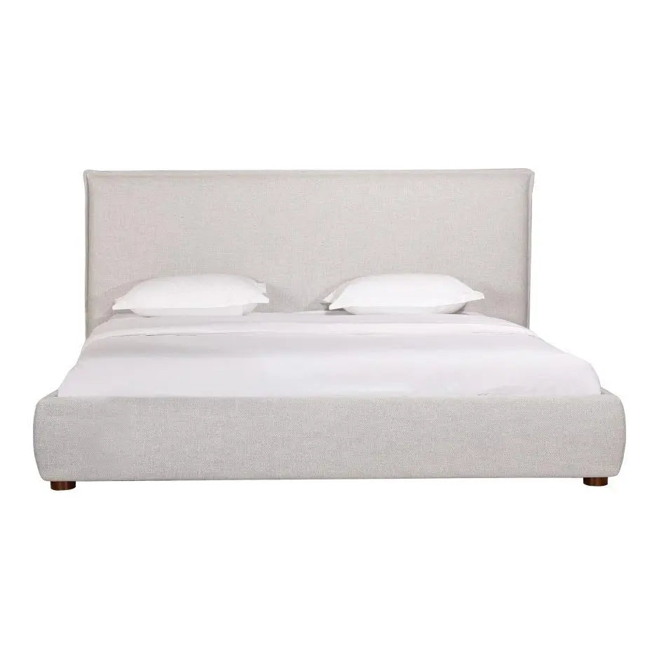 Luzon Queen Bed Light Grey Beds| Moe's Home