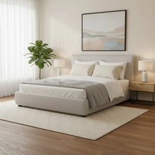 Luzon Queen Bed Light Grey