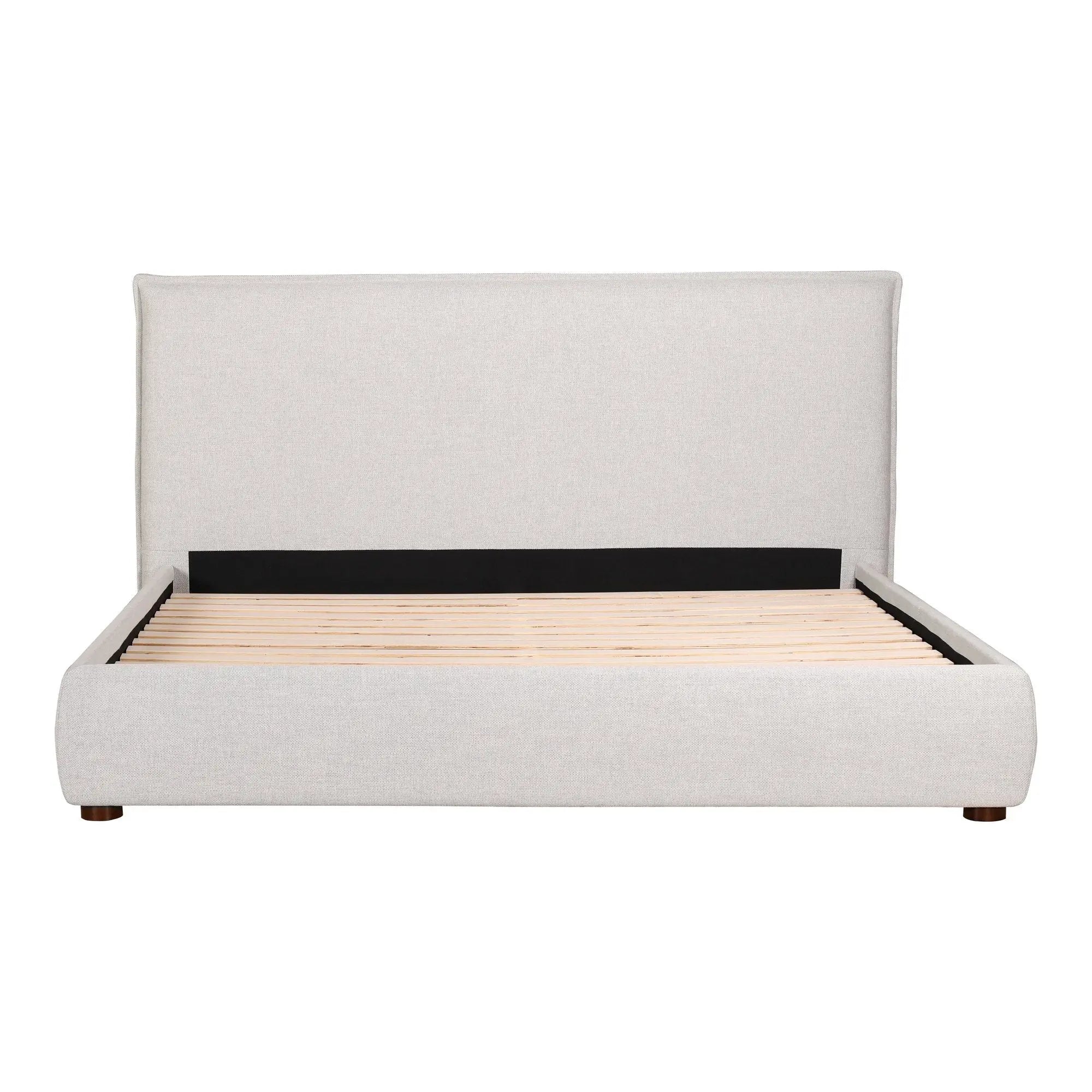 Luzon Queen Bed Light Grey Beds| Moe's Home