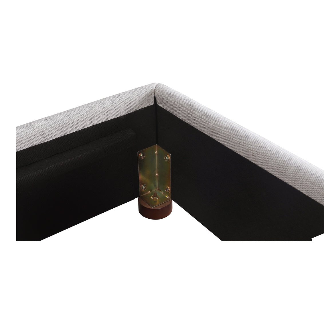 Luzon Queen Bed Tall Headboard Light Grey Beds| Moe's Home