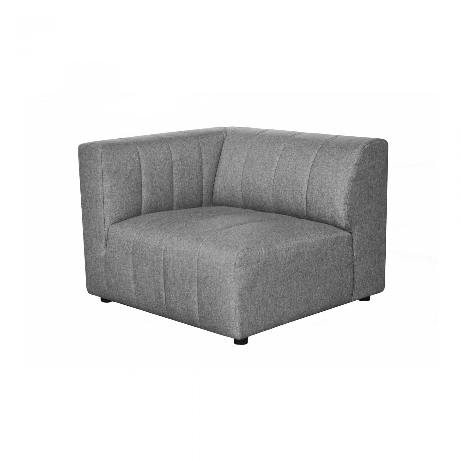 Lyric Arm Chair Left Grey Sectionals| Moe's Home